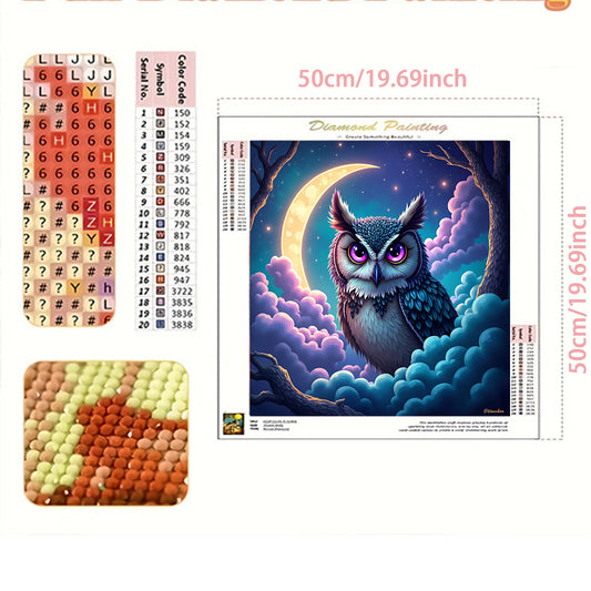 Moonlit Guardian: Diamond Painting