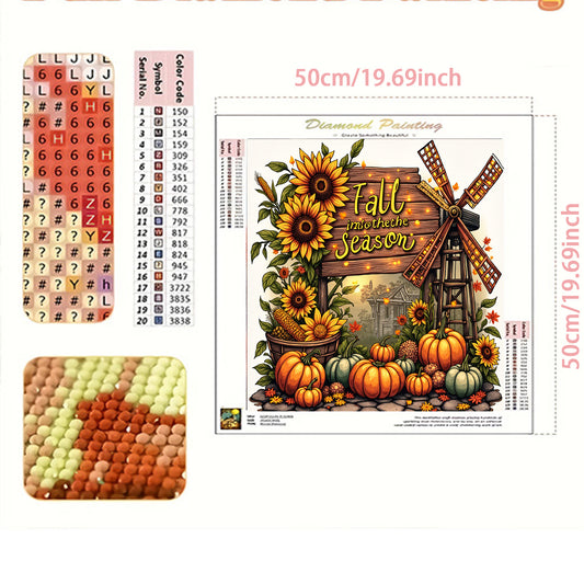 Autumn Harvest Scene