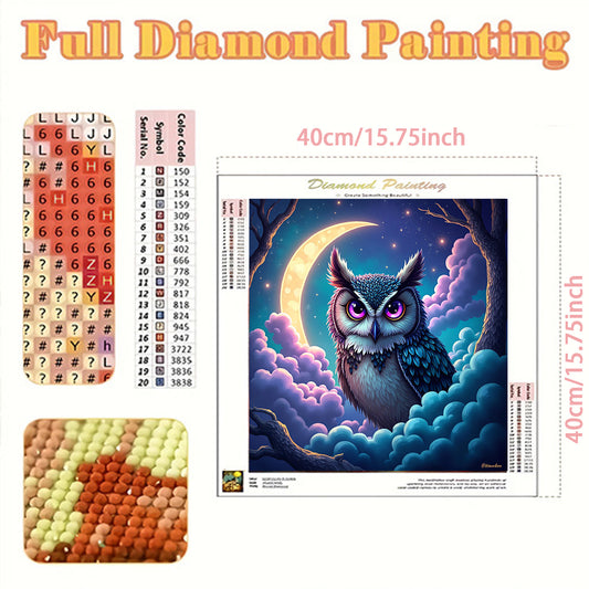 Moonlit Guardian: Diamond Painting