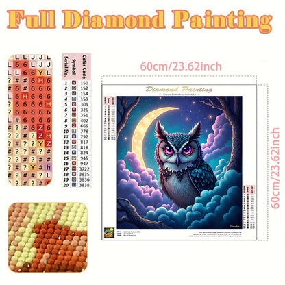 Moonlit Guardian: Diamond Painting
