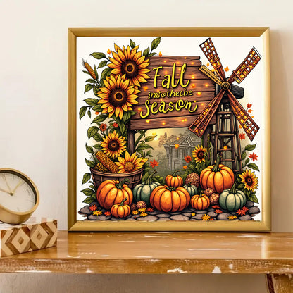 Autumn Harvest Scene